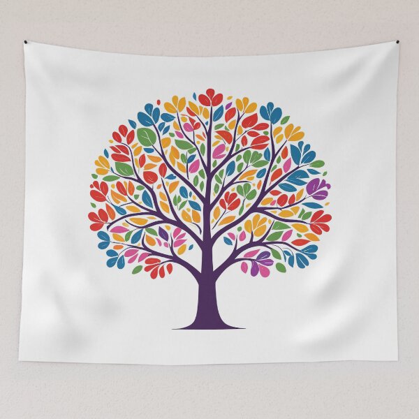 Item preview, Color Tree of Life designed and sold by Kooki Designs.