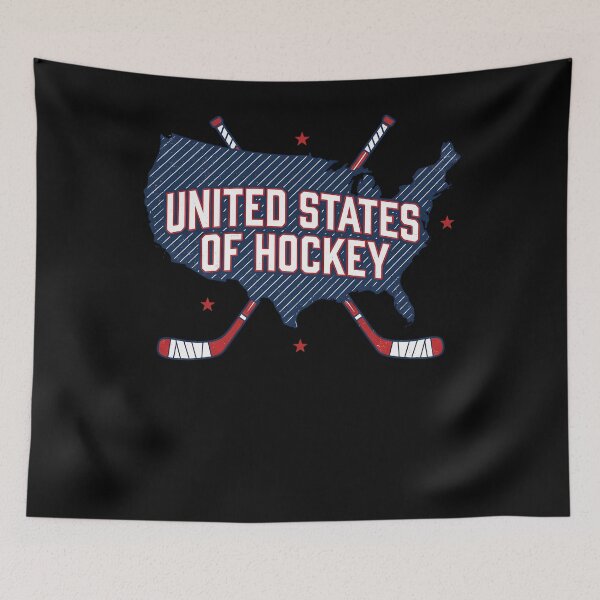 Item preview, United States Of Hockey American Hockey Fan designed and sold by Trendy-Threads.