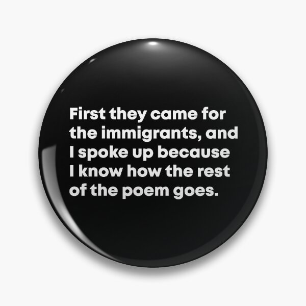 Item preview, First They Came for the Immigrants and I Spoke Up - Abolish ICE designed and sold by PixVib.