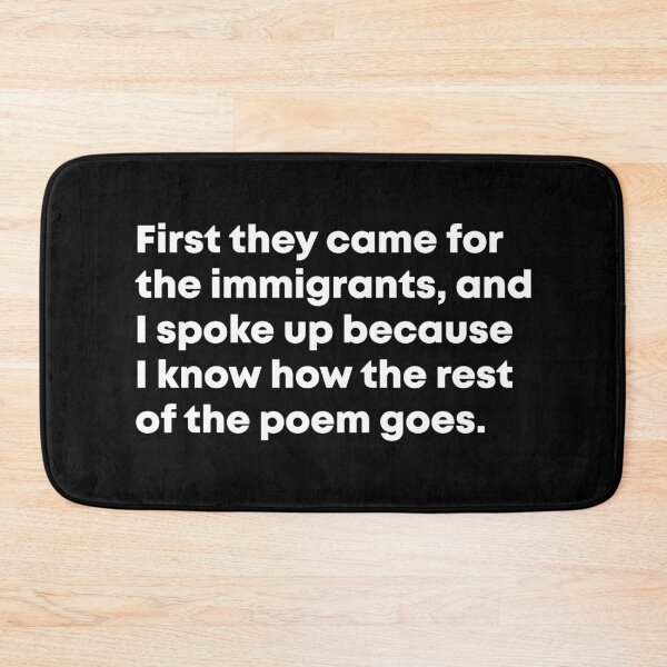 Item preview, First They Came for the Immigrants and I Spoke Up - Abolish ICE designed and sold by PixVib.