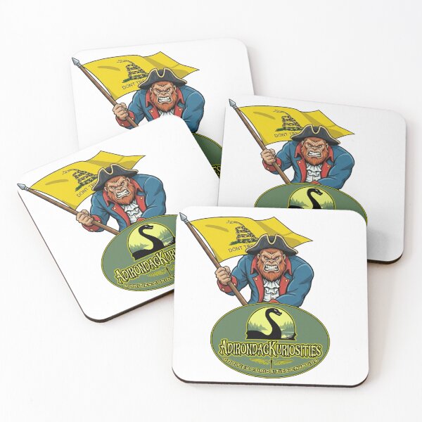 Item preview, Bigfoot with Gadsden Flag and Logo designed and sold by AdirondacKuriosities.