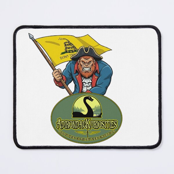 Item preview, Bigfoot with Gadsden Flag and Logo designed and sold by AdirondacKuriosities.