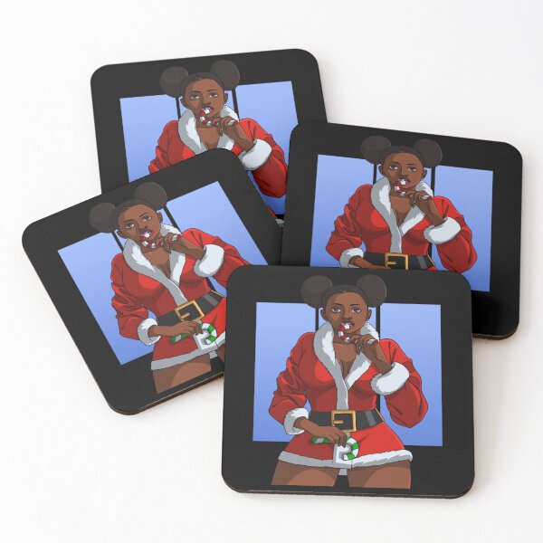 Item preview, African American Naughtyy Black Girll Christmass  designed and sold by Shayan Ansari.