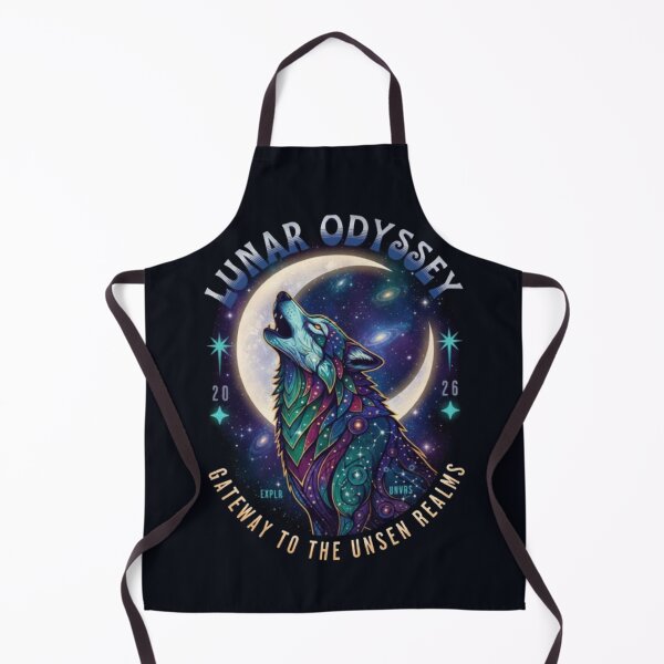 Item preview, Lunar Odyssey – Cosmic Wolf Emblem designed and sold by Dogandesighn.