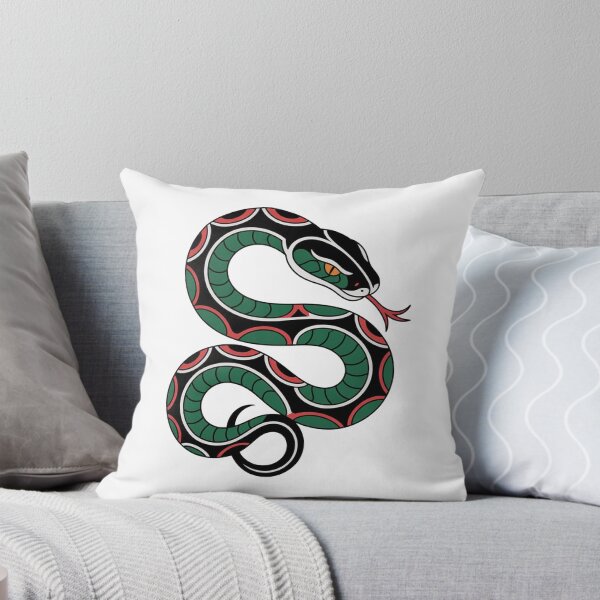 Item preview, Simple snake tattoo style logo designed and sold by PUMPKIN HEAD SHOP.