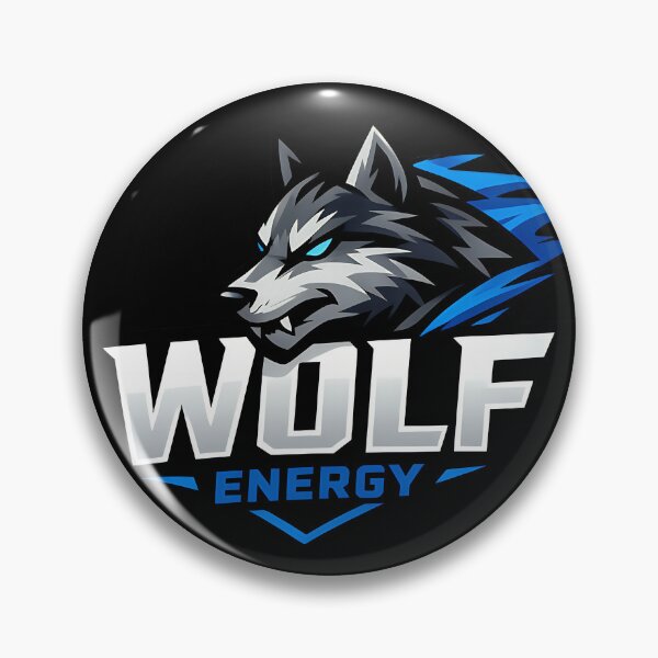 Item preview, Wolf Energy Gaming Style Wolf Power Design designed and sold by TeeTimeTreasure.