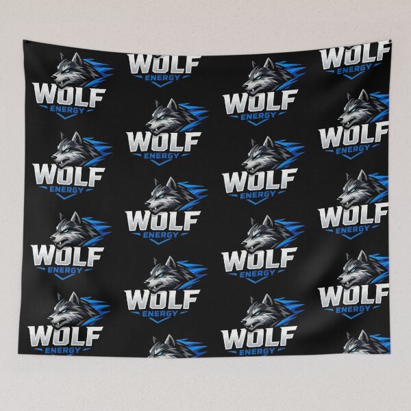 Item preview, Wolf Energy Gaming Style Wolf Power Design designed and sold by TeeTimeTreasure.
