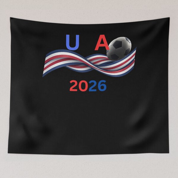 Item preview, Usa 2026 Soccer Ball With Waving Flag - United States Football Team Support designed and sold by Trendy-Threads.