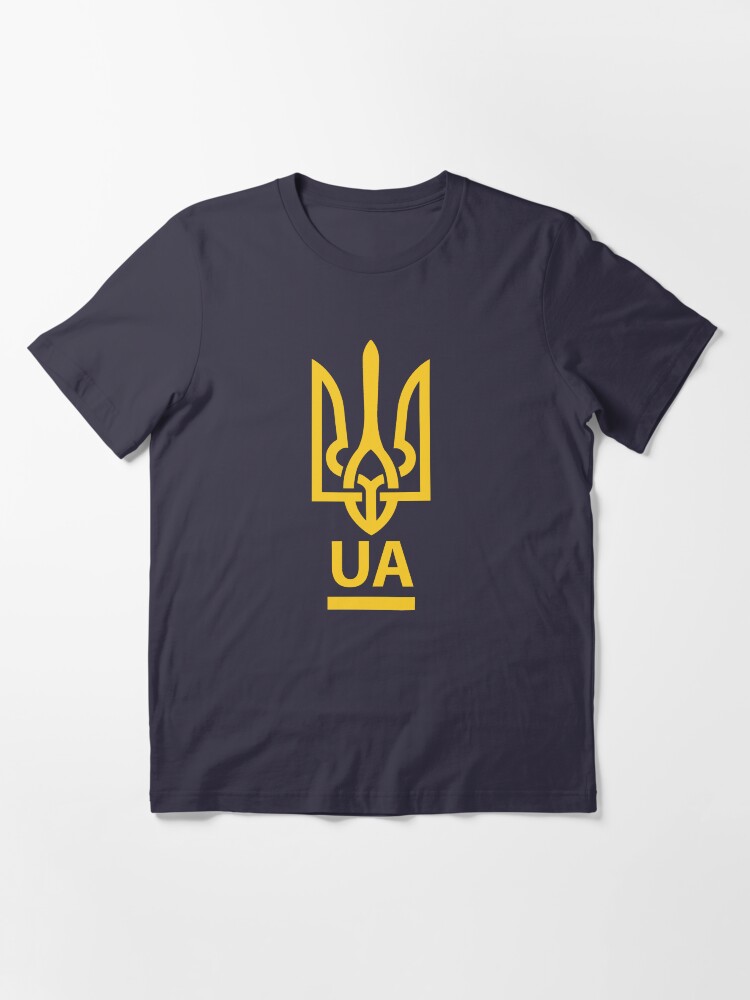 Original Ukrainian Military T-Shirt Armed Forces Emblem Tryzub Short Sleeve