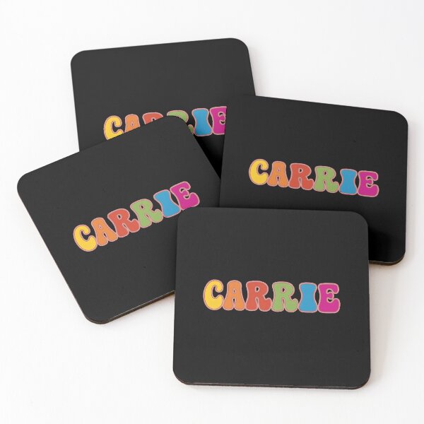 Item preview, ❤️ Carrie Personalized Name Wavy Retro Shirt, Coffee Mug, Sticker Gift designed and sold by HelixPedia.