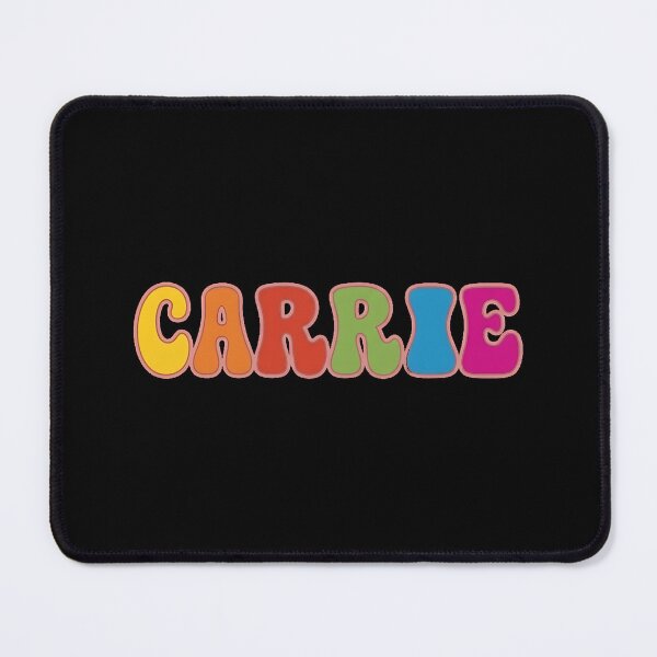 Item preview, ❤️ Carrie Personalized Name Wavy Retro Shirt, Coffee Mug, Sticker Gift designed and sold by HelixPedia.