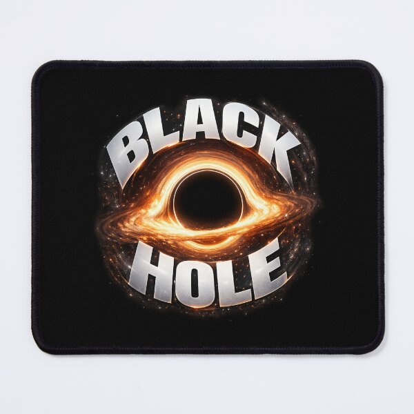 Item preview, Gravitational Typography Black Hole Cosmic Design designed and sold by MKreative Studio.