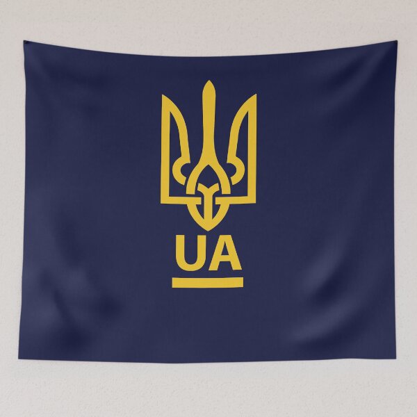 Item preview, Ukraine flag Trident Ukrainian Tryzub designed and sold by ComboT.