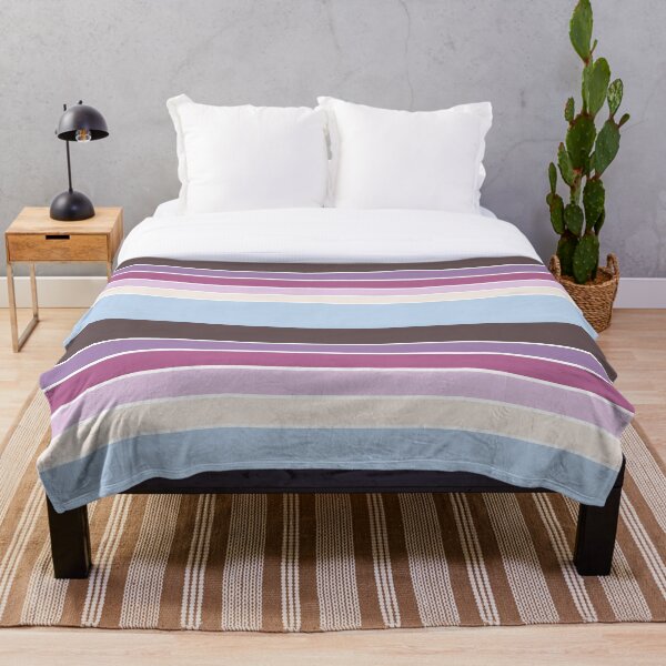 Item preview, Aesthetic Retro Stripes | Blue and Brown designed and sold by ApricityPhrases.