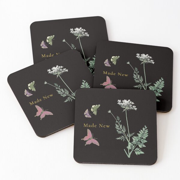 Item preview, Made New Butterfly Botanical Chritian Design - Spiritual Renewal and Faith designed and sold by KittenAndCo.