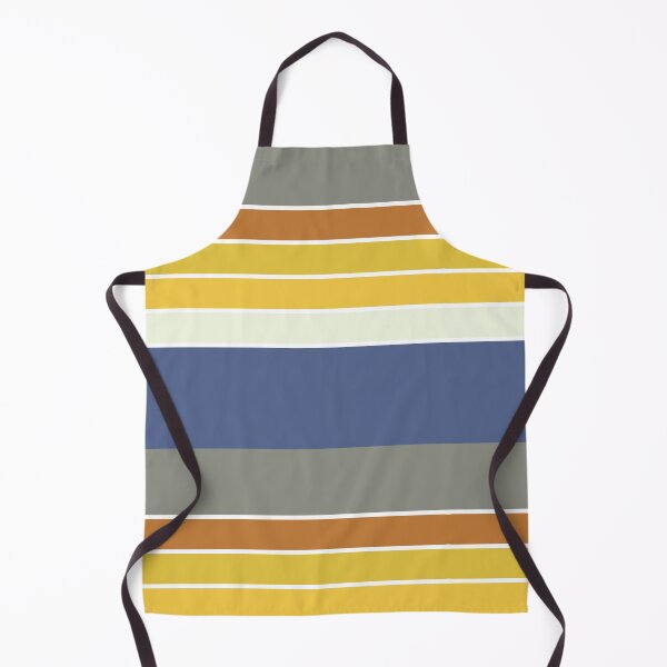 Item preview, Aesthetic Retro Stripes | Blue and Yellow designed and sold by ApricityPhrases.