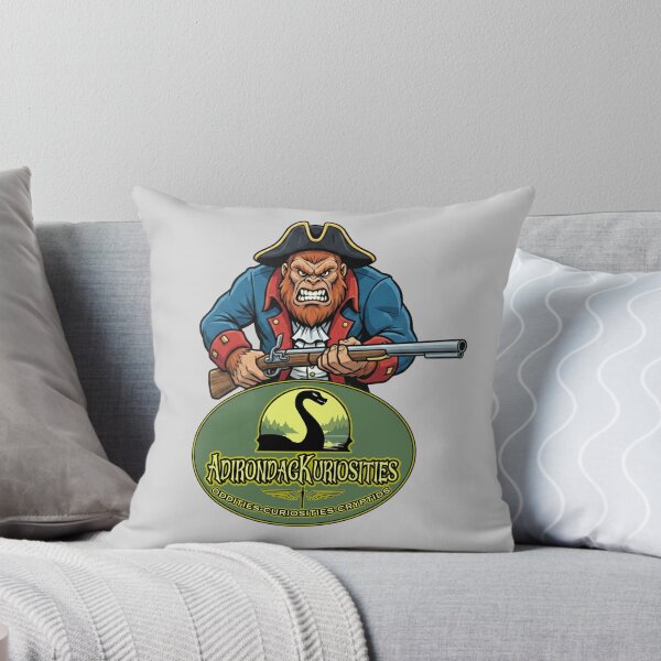Item preview, Bigfoot with Musket and AdirondacKuriosities Logo designed and sold by AdirondacKuriosities.