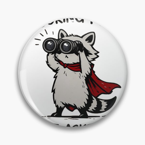 Item preview, Looking For Who TF Asked You - Sarcastic Raccoon designed and sold by JossDesign15.