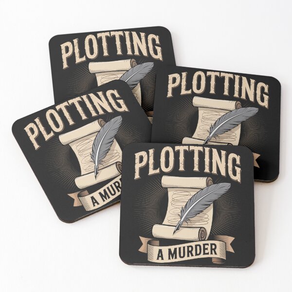 Item preview, Quirky Raven Writers Humor Plotting A Murder designed and sold by SignaturalGen.