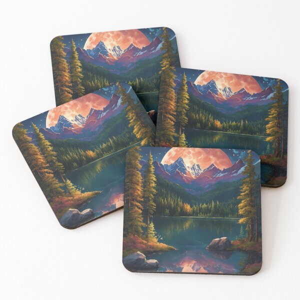 Item preview, Mountains at Night designed and sold by RaF71PrO.