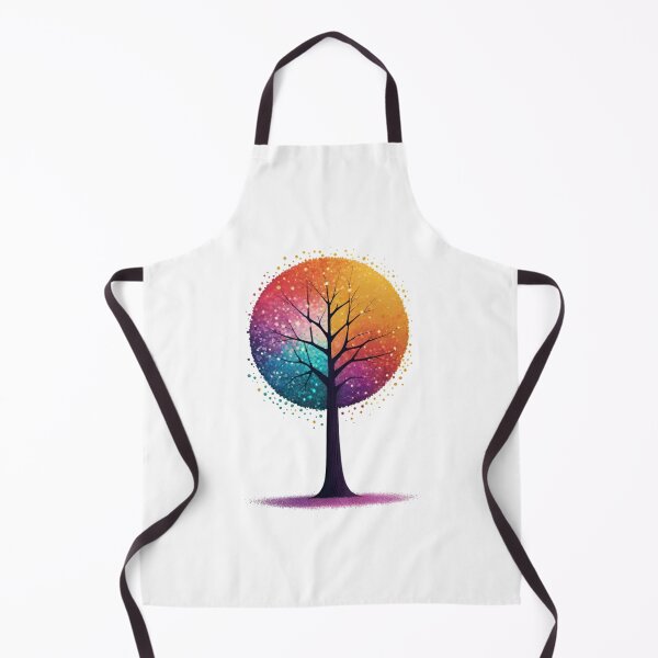 Item preview, Tree of Life - Colorful Pointillism Nature Art designed and sold by AlxVel.