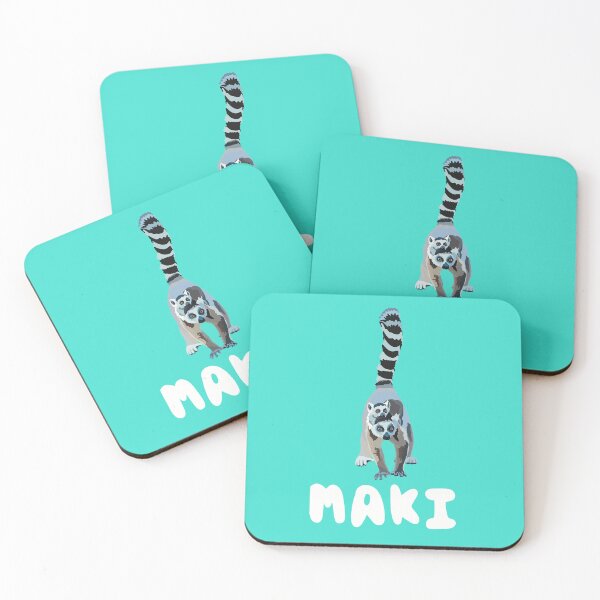 Item preview, R is for Ring Tailed Lemur, Ringtail Lemur Illustration – Iconic Madagascar Primate Art for Wildlife Enthusiasts designed and sold by PrettylittlepastelUk.