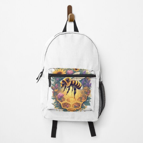 Item preview, Floral Honeycomb Bee Lover Art designed and sold by owi-art.