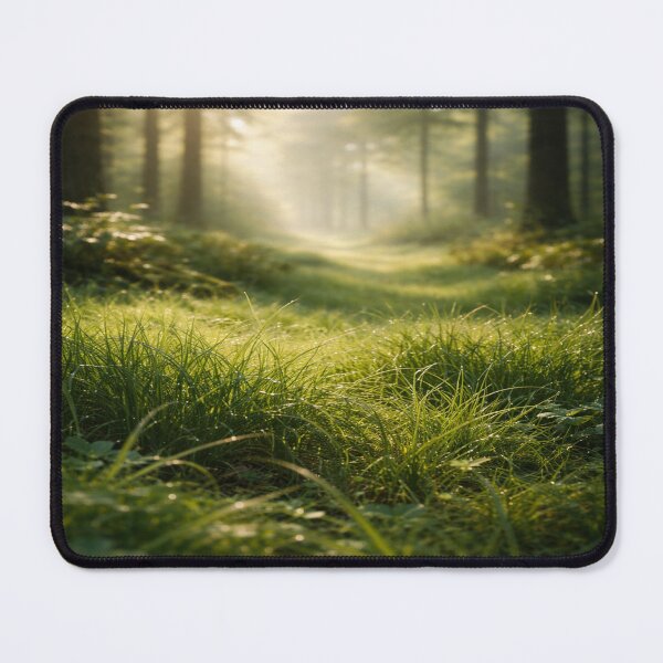 Item preview, Serene Forest Meadow with Sun Rays – Nature Photography designed and sold by DesignerThreads.