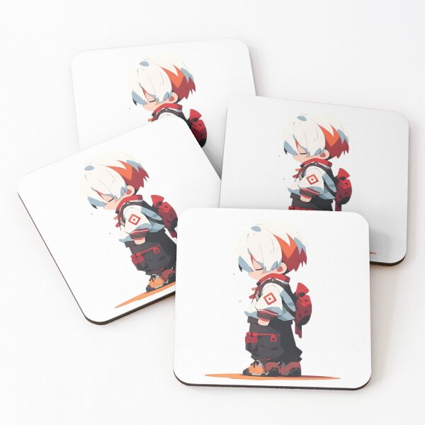 Item preview, Cute Fire and Ice Anime Boy Chibi – Dual Element Anime Style Character designed and sold by Dyan4.
