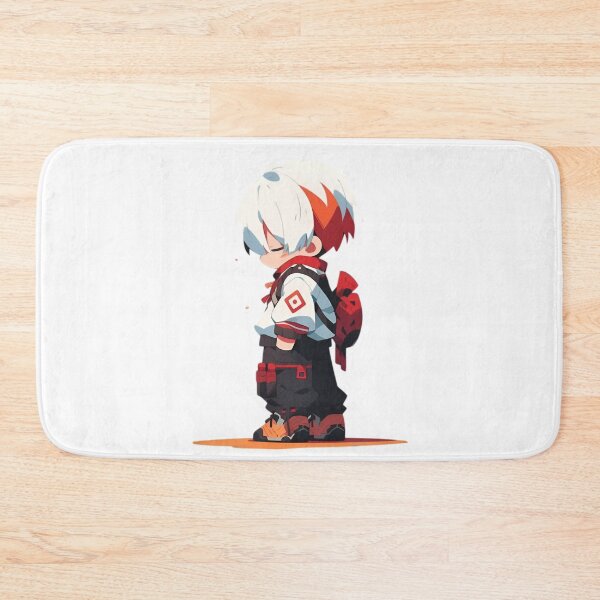 Item preview, Cute Fire and Ice Anime Boy Chibi – Dual Element Anime Style Character designed and sold by Dyan4.