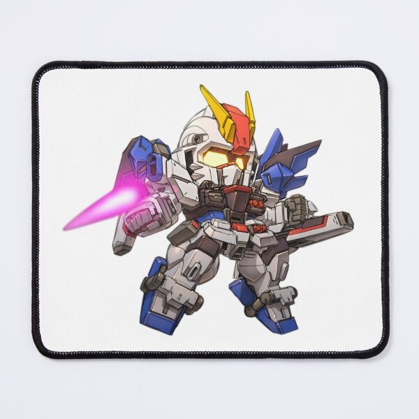 Item preview, Cute Chibi Red White Blue Mecha Warrior – Super Deformed Anime Robot Battle Suit designed and sold by Dyan4.