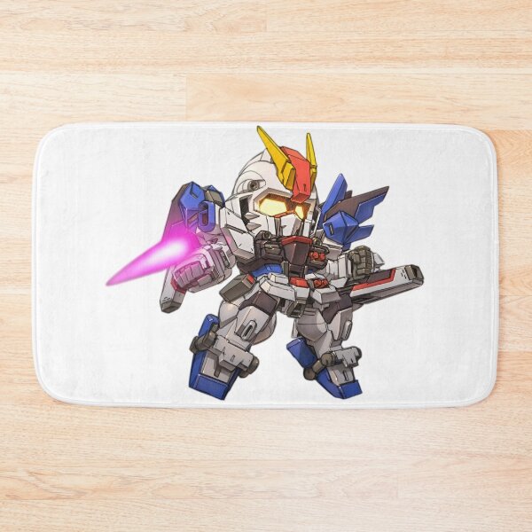 Item preview, Cute Chibi Red White Blue Mecha Warrior – Super Deformed Anime Robot Battle Suit designed and sold by Dyan4.
