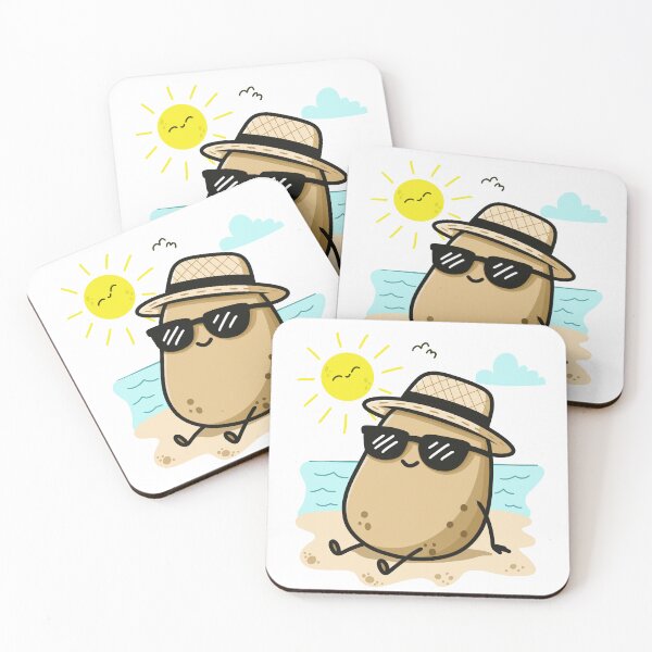 Item preview, Potato On The Beach Summer Vibes designed and sold by Doodle Moon Studios.