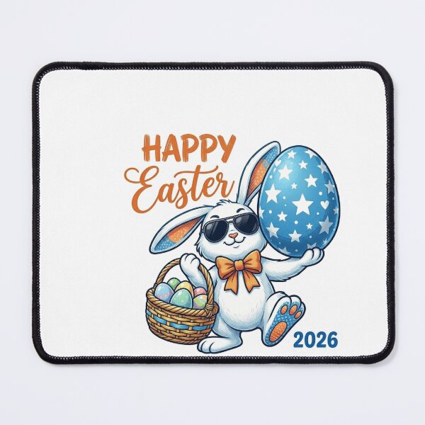 Item preview, Happy Easter 2026 Cool Bunny With Sunglasses Funny Easter Gift designed and sold by BinAlgoPix.