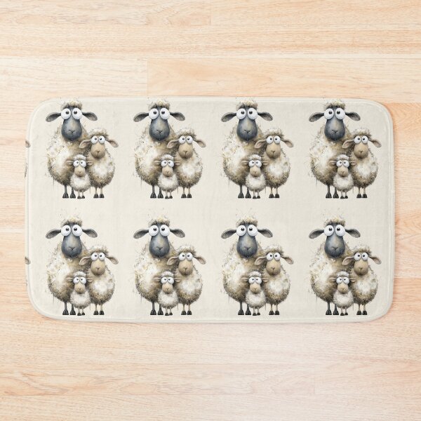 Item preview, Gorgeous Sheep ' A Sunday Outing’ BY SHiRLeY MacARTHuR designed and sold by Shirley MacArthur Art.