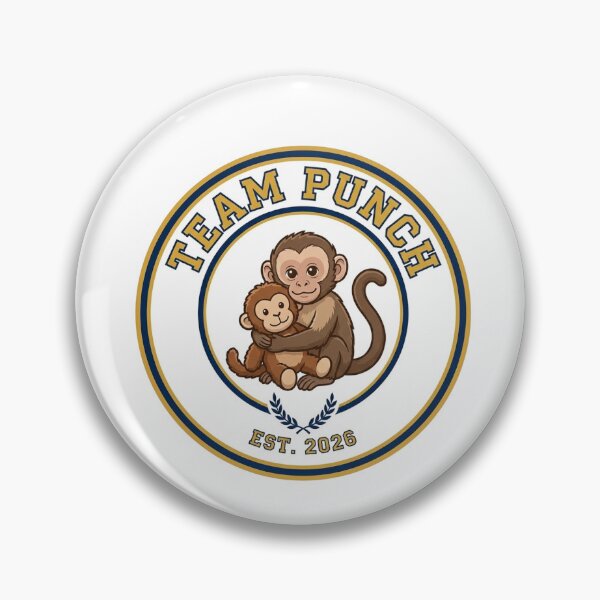 Item preview, Team Punch Est 2026 Collegiate Badge Viral Monkey Lover Gift designed and sold by BinAlgoPix.