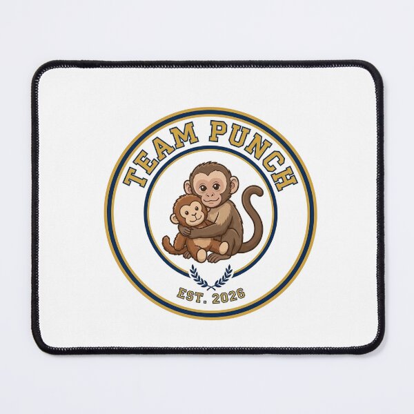 Item preview, Team Punch Est 2026 Collegiate Badge Viral Monkey Lover Gift designed and sold by BinAlgoPix.