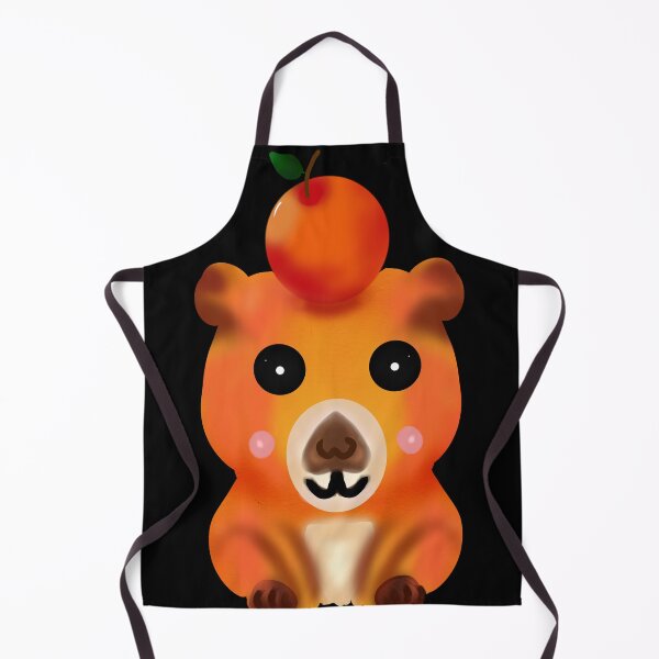 Item preview, Chill Capybara with Yuzu Orange | Cute Kawaii Art designed and sold by HopeAndHustle.