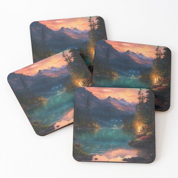 Item preview, Mountains at Night designed and sold by RaF71PrO.