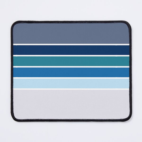 Item preview, Aesthetic Retro Stripes | Blue and Grey designed and sold by ApricityPhrases.