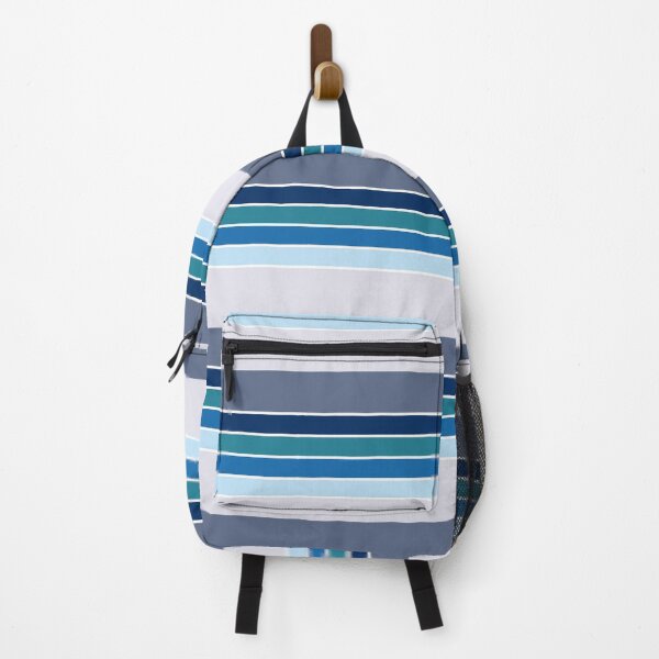 Item preview, Aesthetic Retro Stripes | Blue and Grey designed and sold by ApricityPhrases.