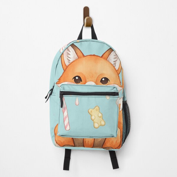Item preview, Sweet Rain Fox – Cute Candy & Marshmallow Watercolor Fox designed and sold by Nusha Creations.