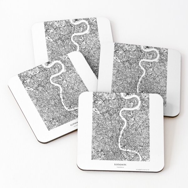 Item preview, London UK Great Britain poster map designed and sold by DopamineDr0p.