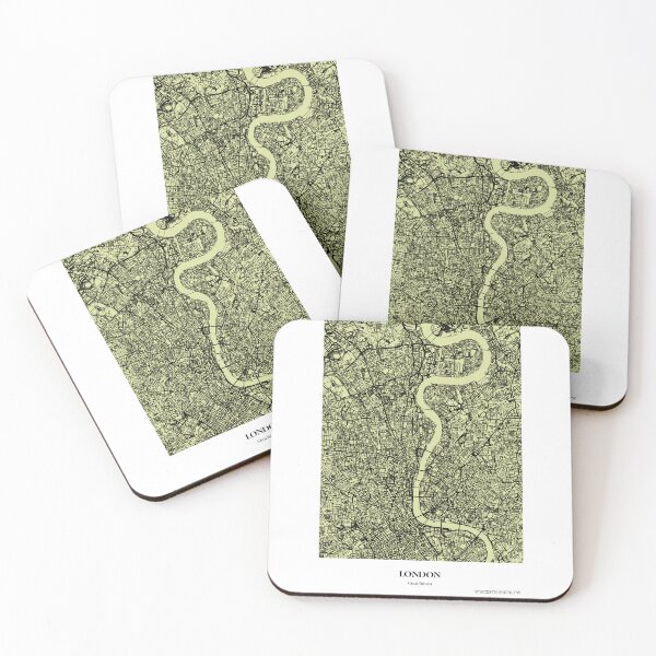 Item preview, London UK Great Britain poster map designed and sold by DopamineDr0p.