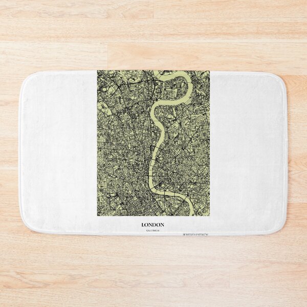 Item preview, London UK Great Britain poster map designed and sold by DopamineDr0p.
