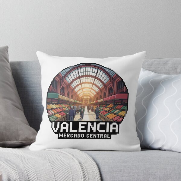 Item preview, Valencia Central Market: Pixel Art Interior Scene designed and sold by CircinusStore.