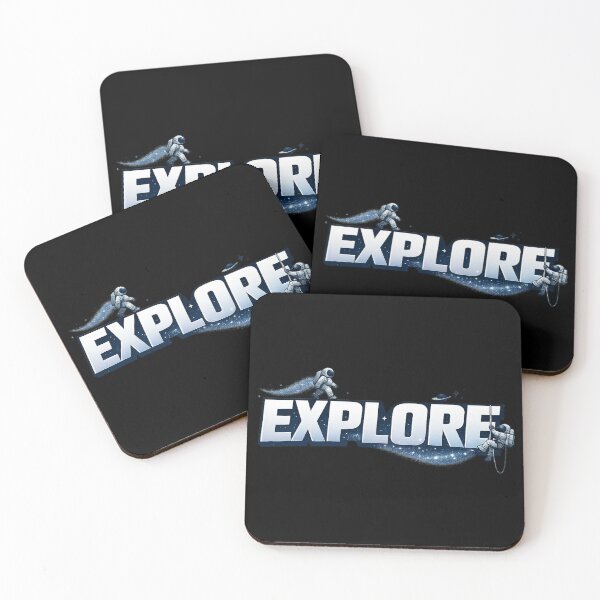 Item preview, Explore Typography with Astronaut and Stardust Trail designed and sold by MKreative Studio.