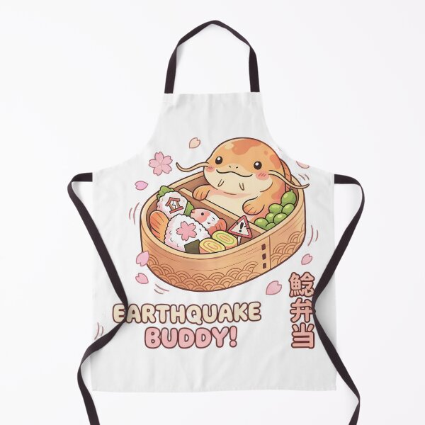 Item preview, Earthquake Buddy Catfish – Cute Japanese Namazu Bento Illustration designed and sold by kaxymax.