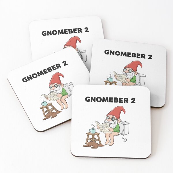 Item preview, Gnomeber 2 Funny Bathroom Gnome Reading Newspaper designed and sold by Moriarty's Digital Visions.