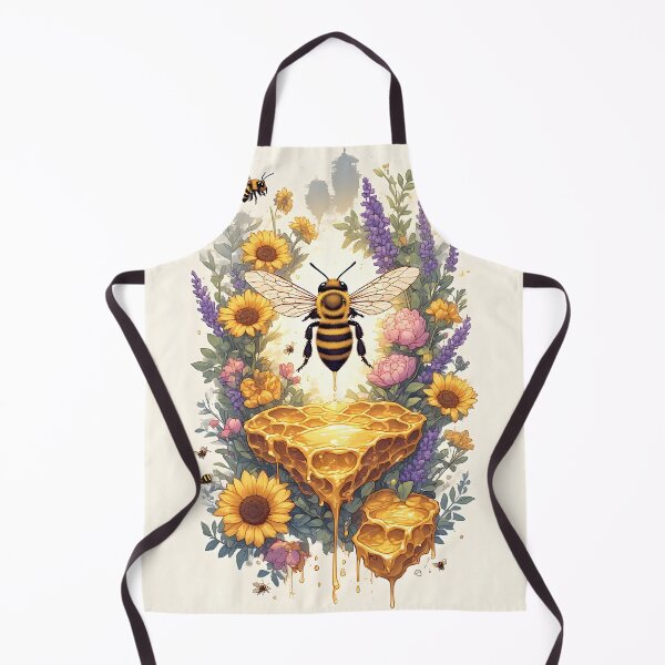 Item preview, Botanical Honeycomb Bee Design for Bee Lovers designed and sold by owi-art.